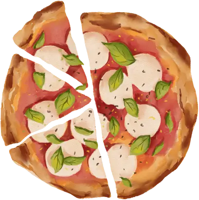 slices of pizza